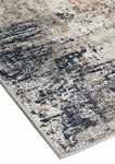 Elegant Blue-Grey Vintage Rug - 80x230