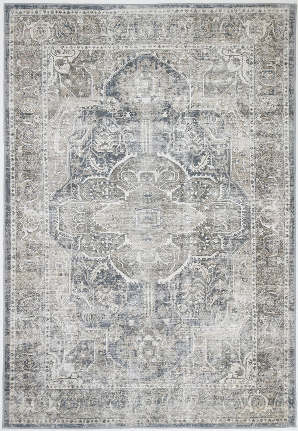  Sleek Kendra Ash Vintage Rug - 80x230