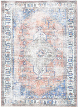 Modern Pissarro Terracotta Vintage Rug - 80x500