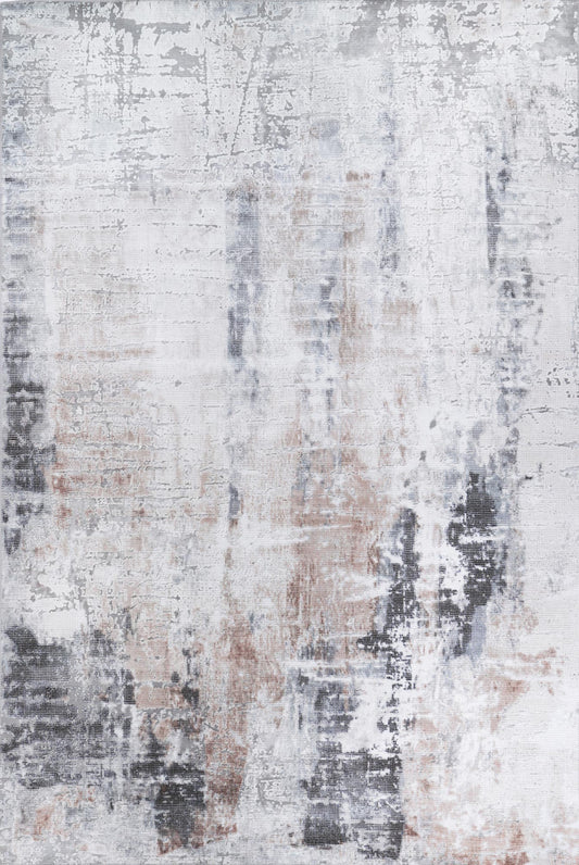 Sleek Leopold Ash Ivory Rug - 160x230