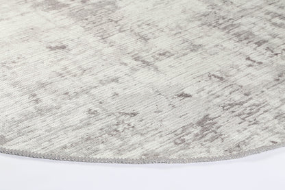 Sleek Alfred Ivory Round Rug - 160x160