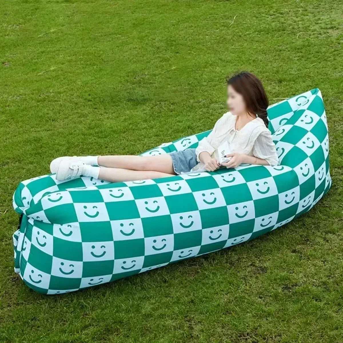 Inflatable Sofa Portable 230x70cm