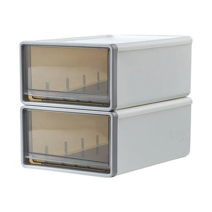 Desk Storage Box White 26x36x14cm