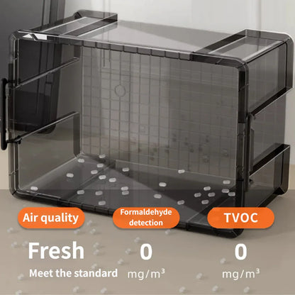 Clear Front Storage Box Stackable 51.5x37.5x31.5cm