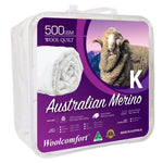 Aus Made Merino Wool Quilt 250/500/700 GSM All Size