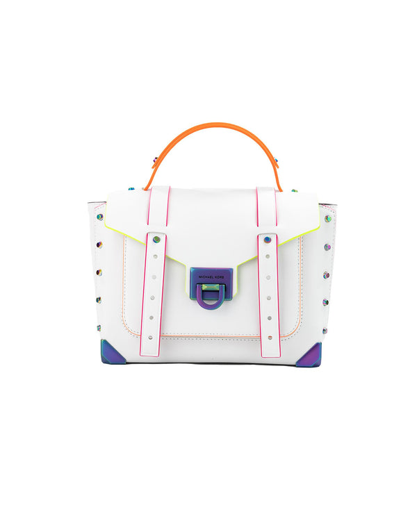  Manhattan Monochrome Michael Kors' Optic White Satchel