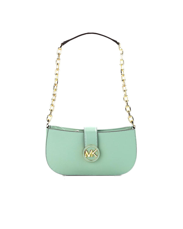  Sea Green Serenity Michael Kors Leather Crossbody Purse