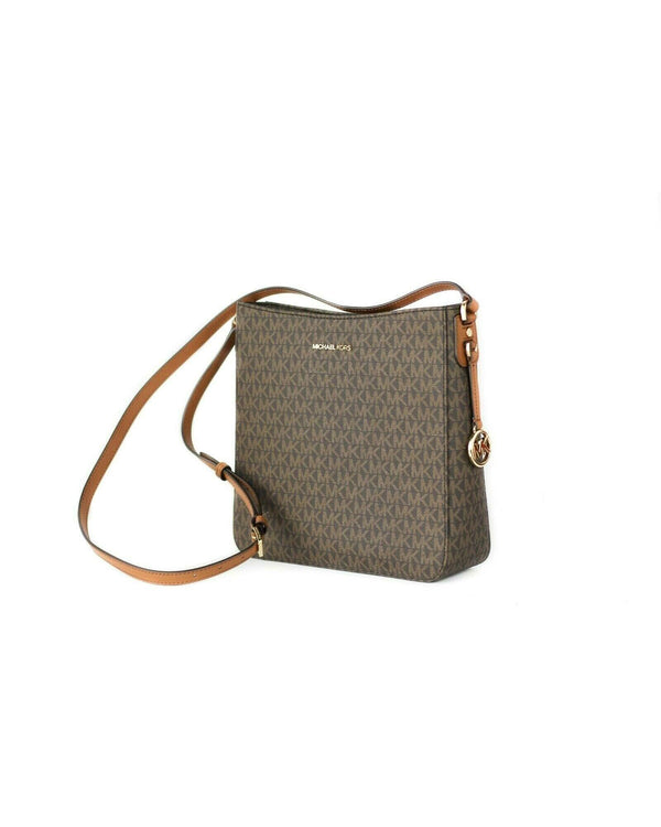  Signature Brown Glam Michael Kors Large Messenger Bag