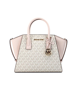 Powder Pink Posh Michael Kors' Avril Small Satchel Bag In Powder Blush