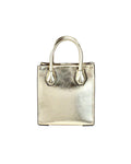 Gleaming Gold Michael Kors' Mercer Xs Metallic Shopper