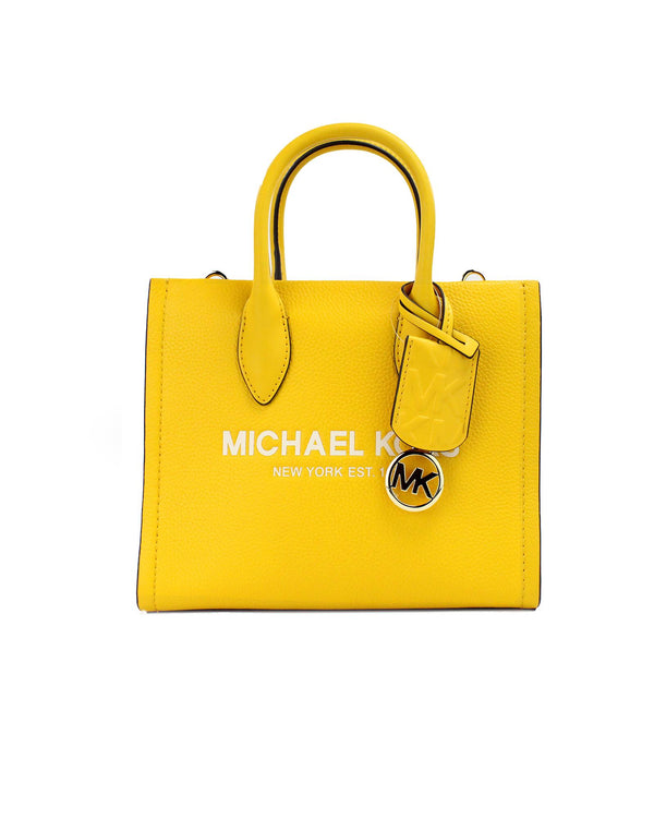  Sunshine Chic Michael Kors' Mirella Small Tote In Jasmine Yellow