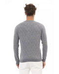 Italian Sky Alpha Studio Men'S Viscose Sweater