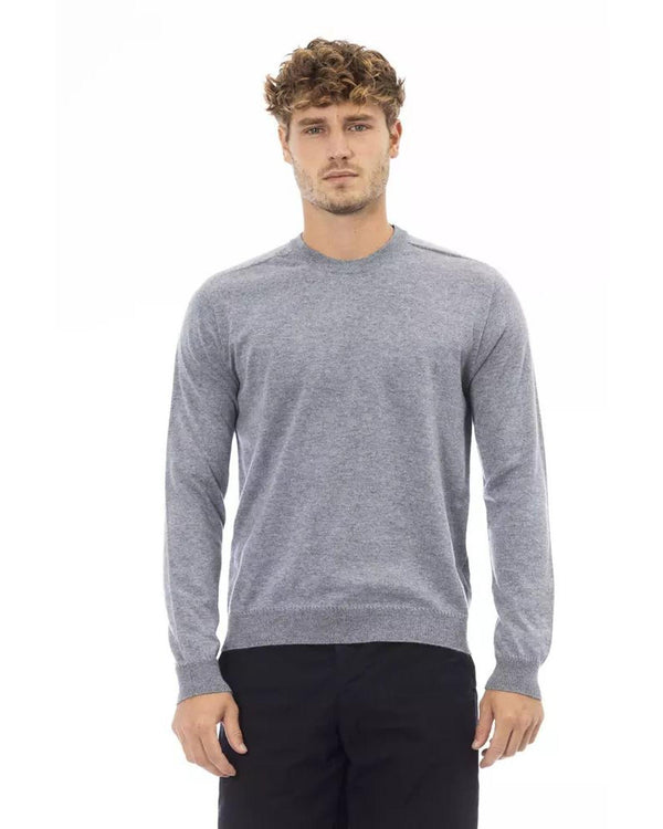  Skyline Alpha Studio Men'S Light Blue Viscose Knit - 50 It
