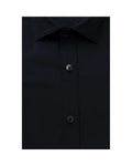 Bagutta Blue/Black/Light Blue Men's Cotton Shirt