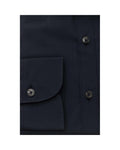 Bagutta Blue/Black/Light Blue Men's Cotton Shirt