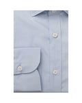 Bagutta Blue/Black/Light Blue Men's Cotton Shirt