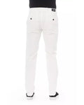 Classic Baldinini Trend Men's White Cotton Jeans & Pant