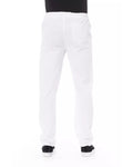 Baldinini Men's White Cotton Jeans & Pant