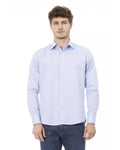 Baldinini Trend Men's Light Blue Cotton Shirt