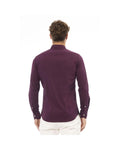 Midnight Black/Red/Grey - Baldinini Trend Men'S Cotton Shirt