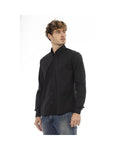 Stylish Baldinini Trend Black Cotton Shirt