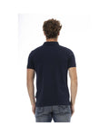 Bold Blue Baldinini Trend Men'S Polo Shirt