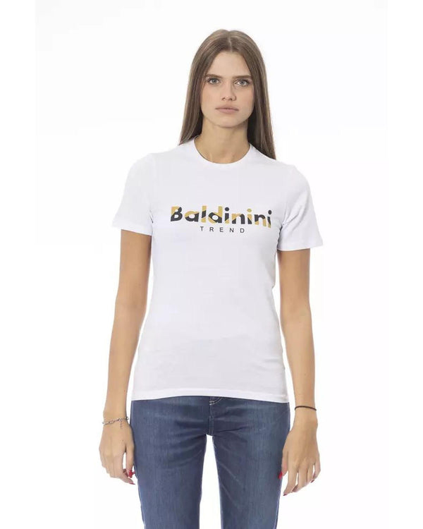  Pretty In Pink/Purple/Blue/White Baldinini'S Cotton Tops & T-Shirt For Ladies