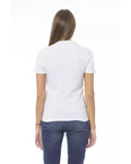 Pretty In Pink/Purple/Blue/White Baldinini'S Cotton Tops & T-Shirt For Ladies