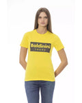 Classic Comfort Baldinini Trend Blue/White/Pink/Yellow Cotton T-Shirt