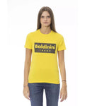 Classic Comfort Baldinini Trend Blue/White/Pink/Yellow Cotton T-Shirt