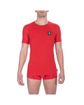 Red/Blue Crew Twin Pack - Bikkembergs Men'S Tee Shirt