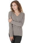 Taupe/Grey Cashmere Charm Crown Of Edinburgh Sweater