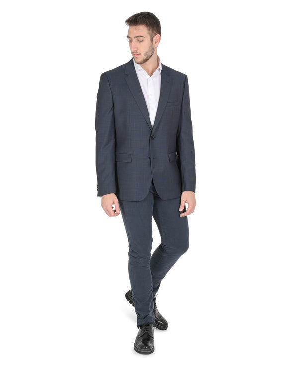  Dark Blue Hugo Boss Wool Blend Jacket