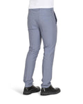 Skyline Comfort Hugo Boss Men'S Light Blue Wool Blend Trousers