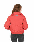 Hugo Boss Red Polyamide Jacket Scarlet Statement