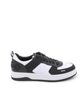 Hugo Boss Multicolor Charm Charcoal Calfskin Sneakers