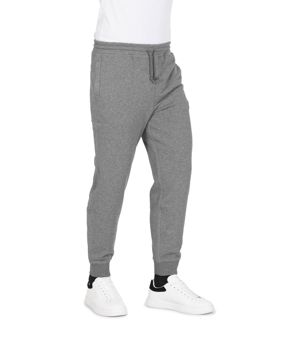 Grey Flex Hugo Boss Men'S Grey Cotton Blend Stretch Pants