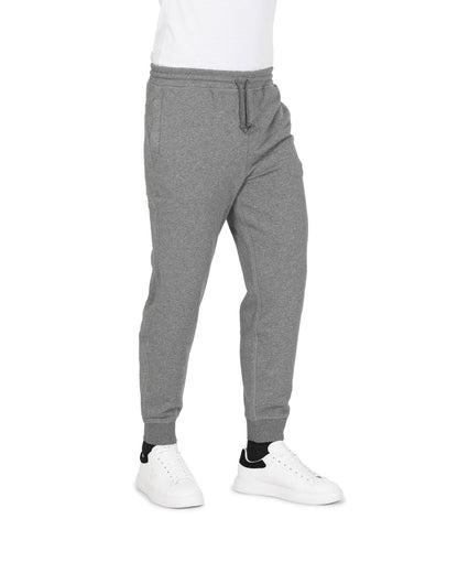 Grey Flex Hugo Boss Men'S Grey Cotton Blend Stretch Pants