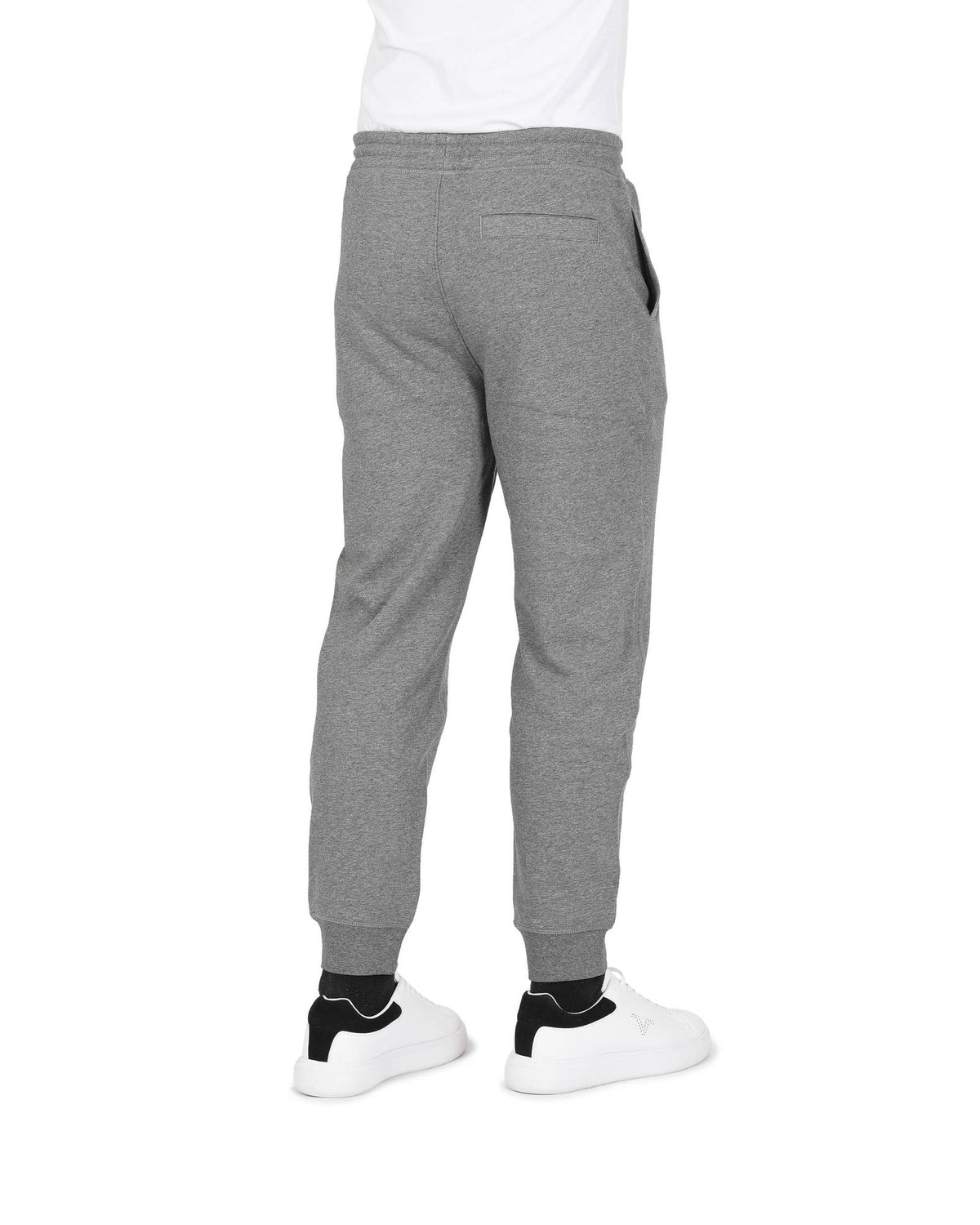 Grey Flex Hugo Boss Men'S Grey Cotton Blend Stretch Pants