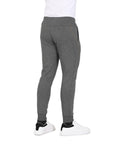 Grey Flex Hugo Boss Men'S Grey Cotton Blend Stretch Pants