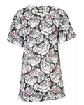 Pearl White L Cavalli Class Cotton Dress