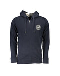 Classic Black/White/Blue Cotton Sweater - Cavalli Class