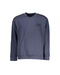 Vibrant Blue/Black Cotton Sweater - Cavalli Class