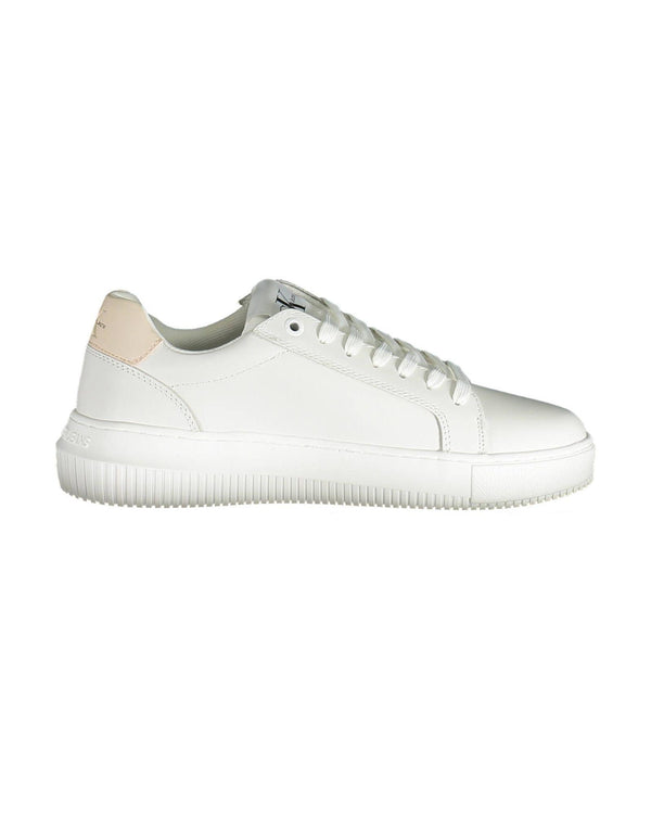  Calvin Klein White Poly Sneaker