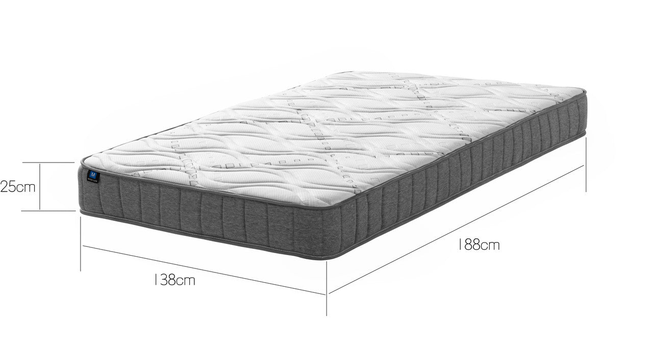 Easeful Eco Spay Foam Pocket Spring 20CM Double Hybrid Mattress