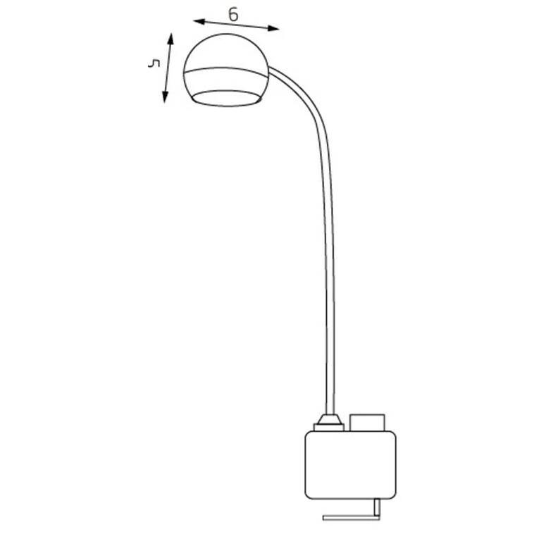 Inbuilt Led Multi-Functional Desk Lamp