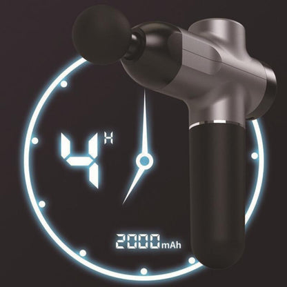 Portable Rechargeable Muscle Massager - Grey Handbag