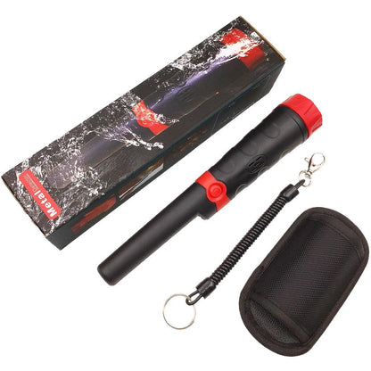 Waterproof Metal Detector With Adjustable Sensitivity - Black