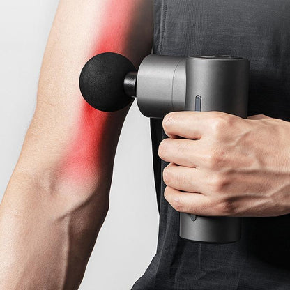 Brushless Massage Gun with Heat Therapy - White Finish