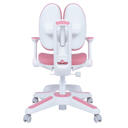 Kids Ergonomic Study Desk & Chair Set - Blue/Pink